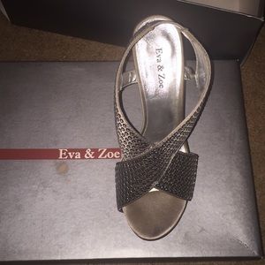 Eva and Zoe Silver formal heels: Make me an offer!
